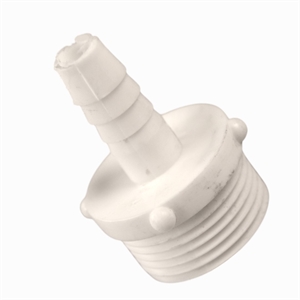 Slangestuds tilløbsslange med 3/4 tomme udvendig gevind og 12 mm. studs som typisk passer til 1/2 tomme slange.
